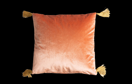 cojin terciopelo nararanja